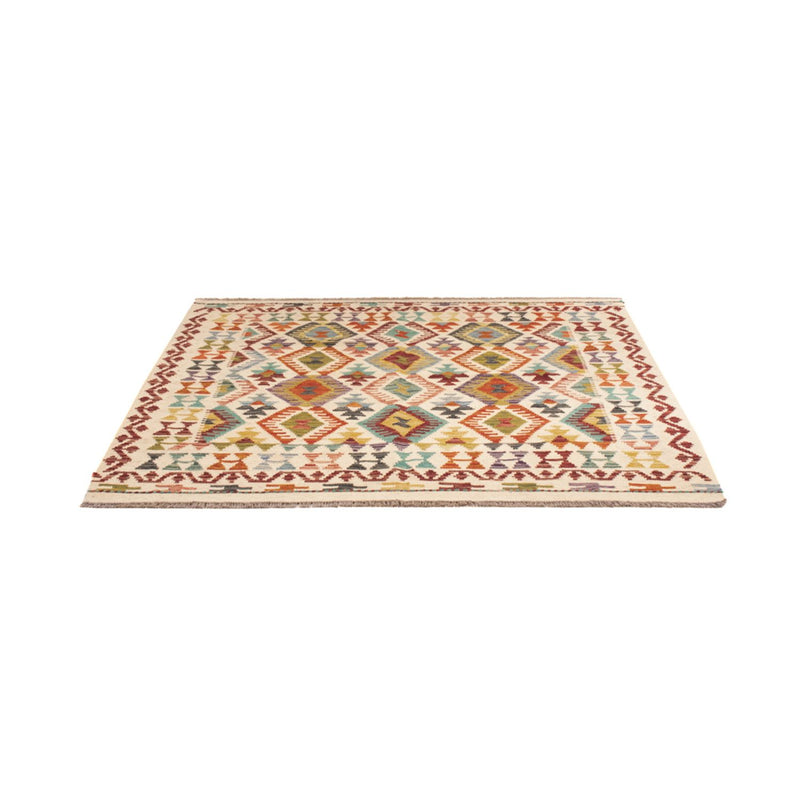 Kelim Carpet - Splash firkantet  - 154 x 143 cm - flerfarvet