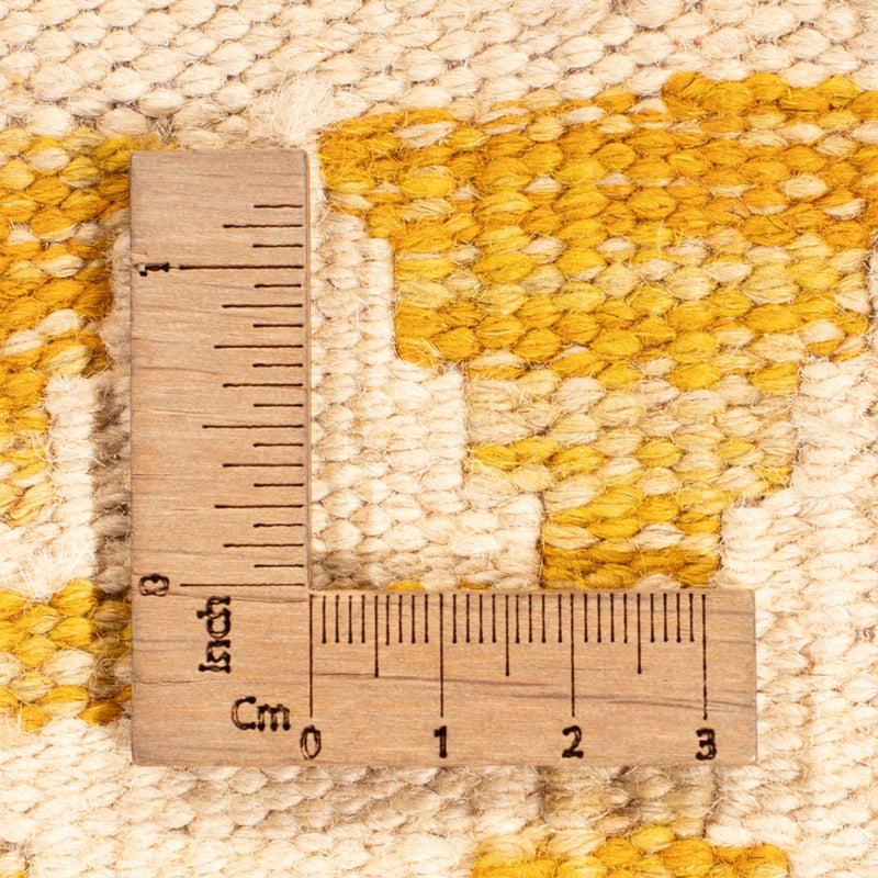 Kelim Carpet - Splash firkantet  - 154 x 143 cm - flerfarvet