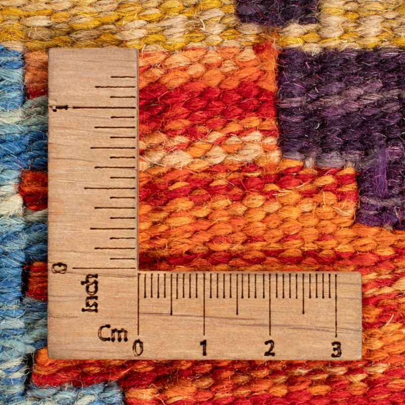 Kelim Carpet - Splash - 158 x 152 cm - flerfarvet