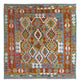 Kilim Maimana Tæppe 154x152cm - Uldtæppe