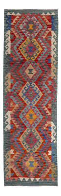 Løber Kelim Carpet - Splash - 244 x 79 cm - flerfarvet