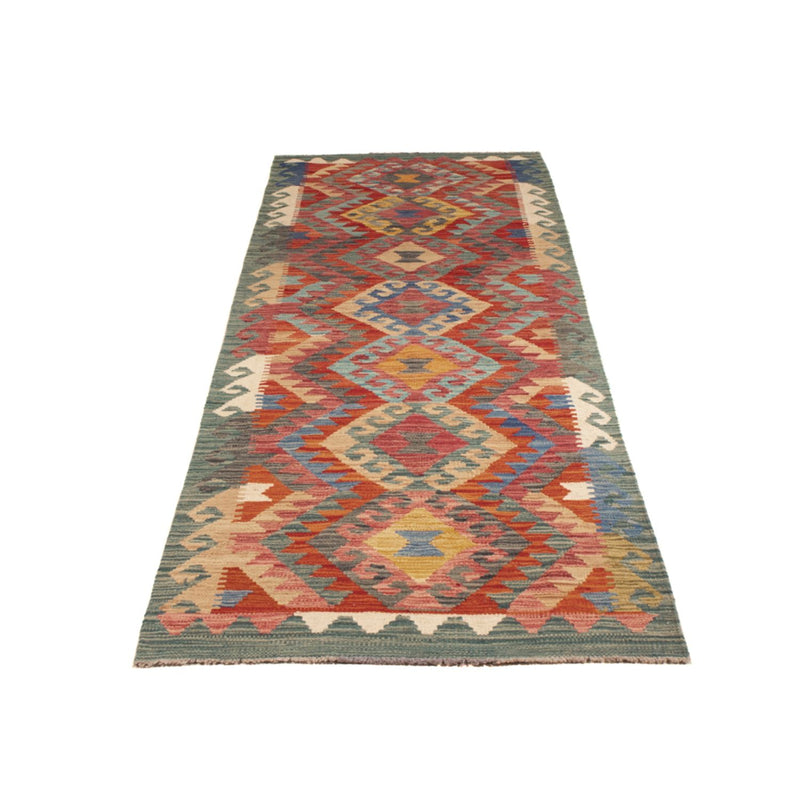 Løber Kelim Carpet - Splash - 244 x 79 cm - flerfarvet