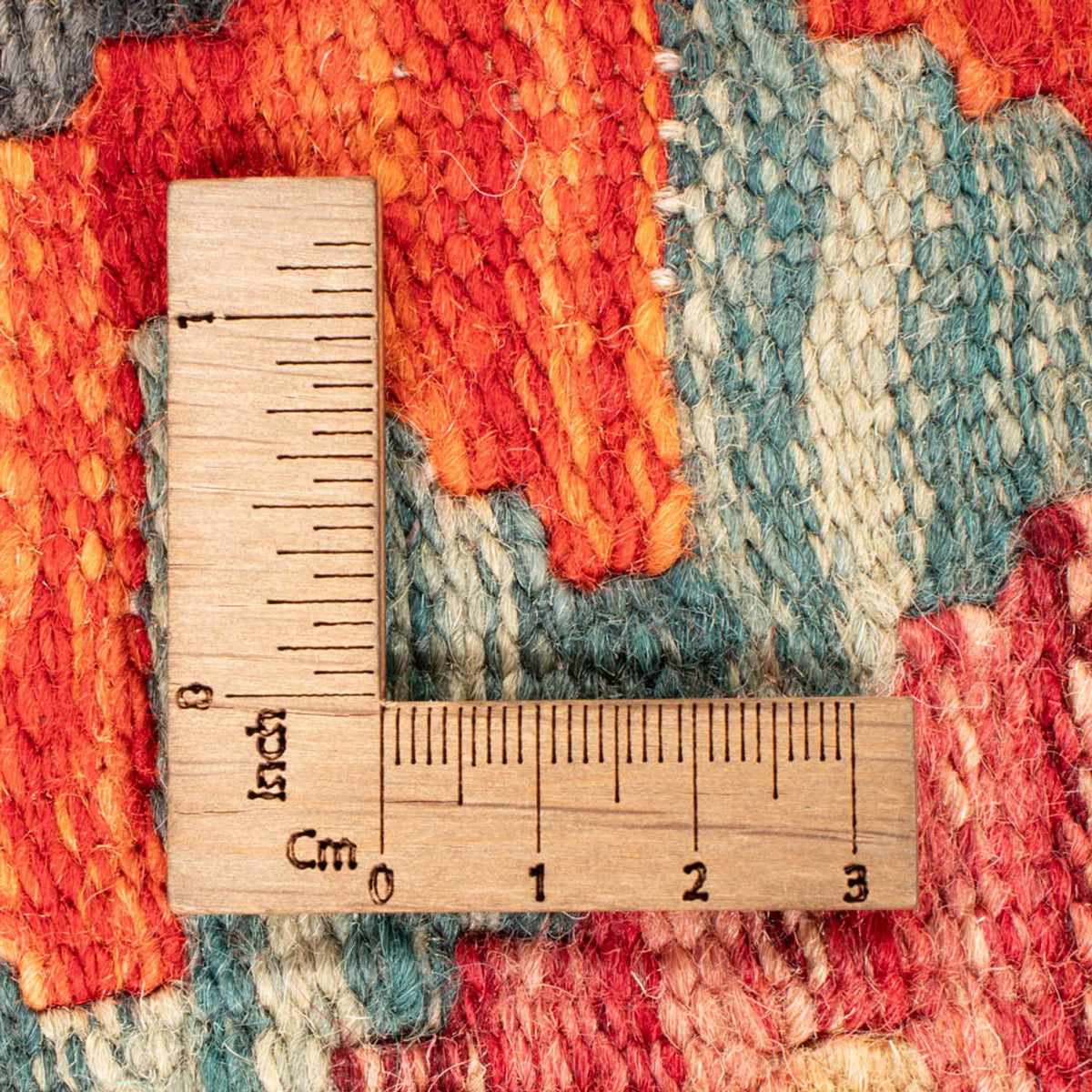 Løber Kelim Carpet - Splash - 244 x 79 cm - flerfarvet