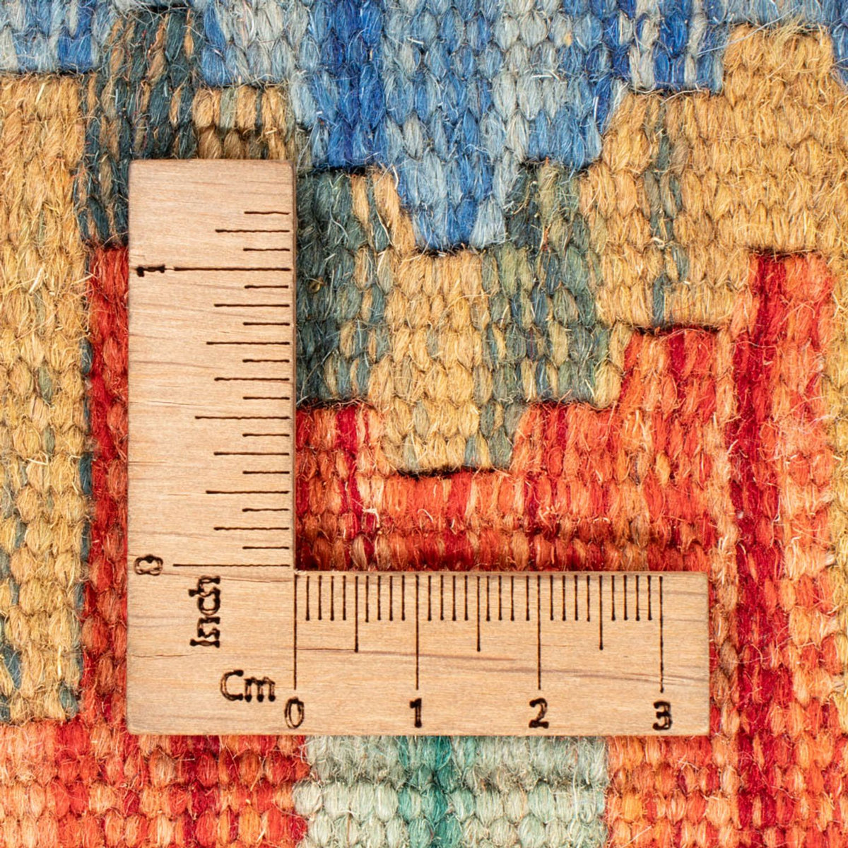 Løber Kelim Carpet - Splash - 255 x 82 cm - flerfarvet