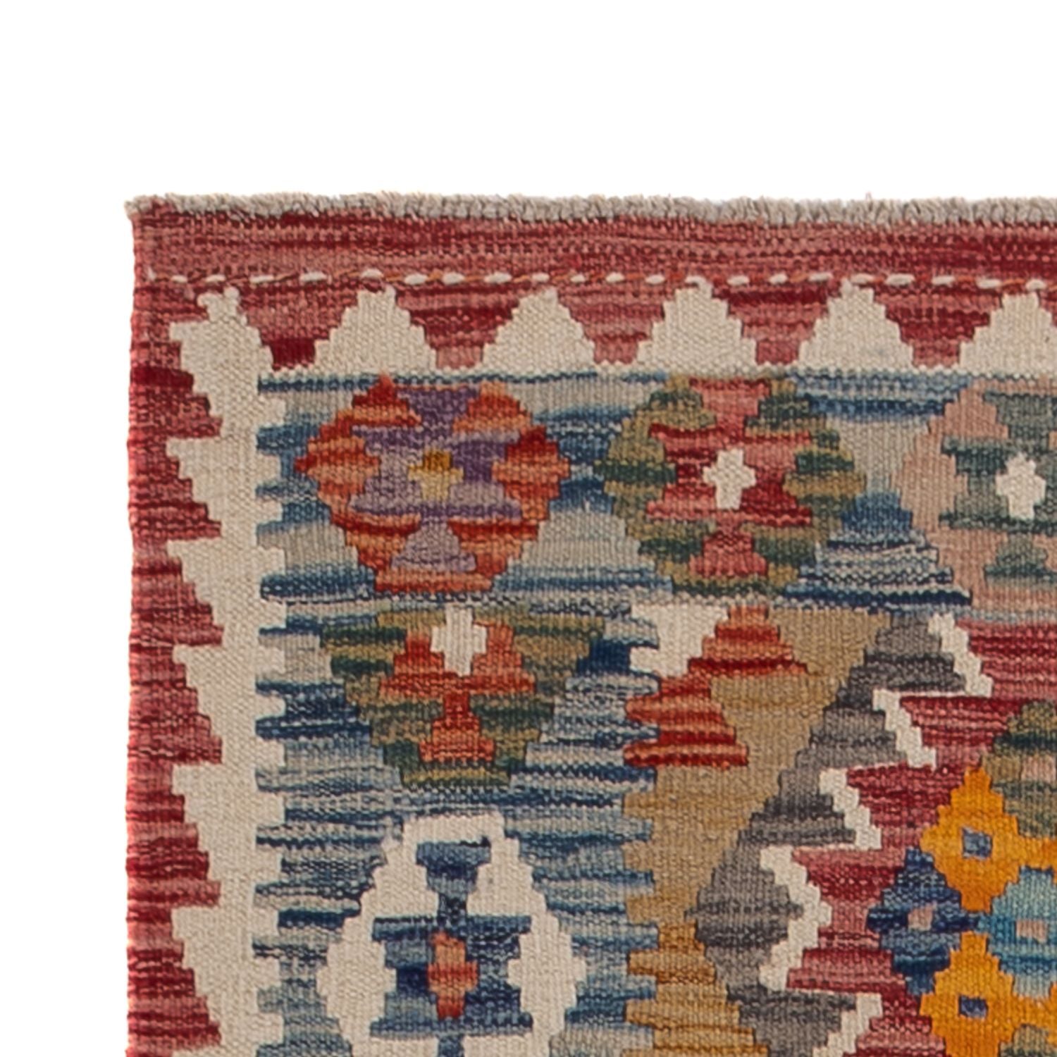 Løber Kelim Carpet - Splash - 243 x 79 cm - flerfarvet