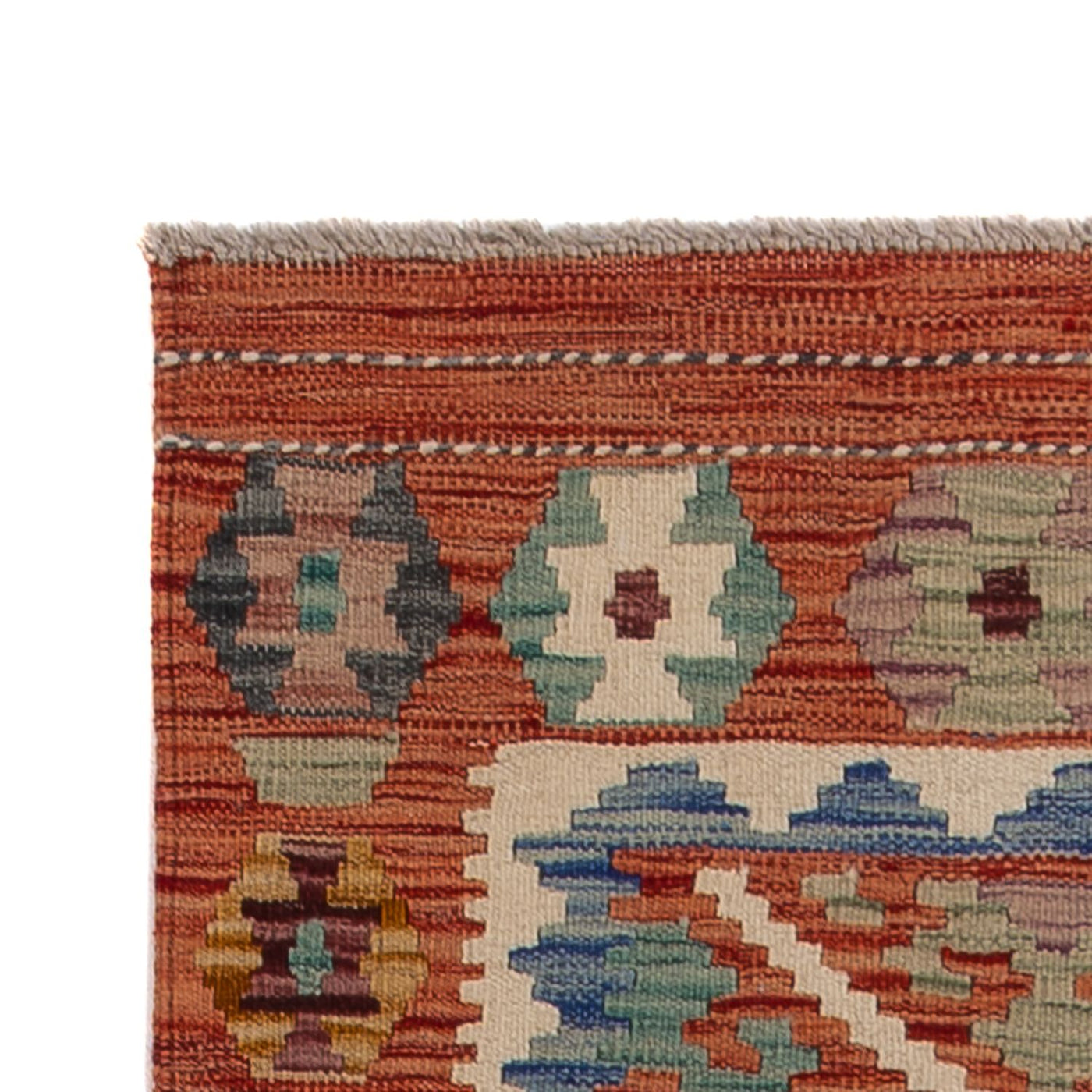 Kilim Maimana Tæppe 246x76cm - Uldtæppe