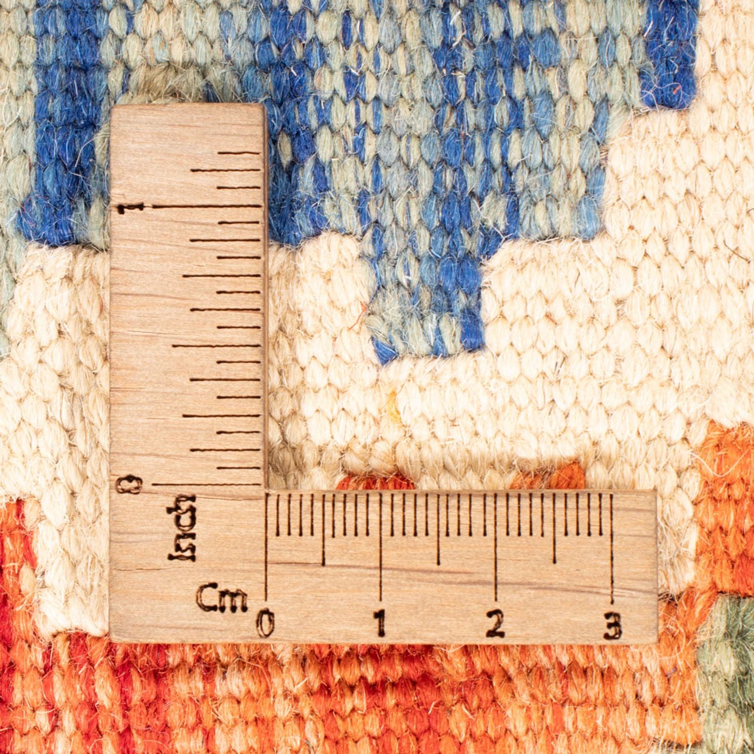 Løber Kelim Carpet - Splash - 246 x 76 cm - flerfarvet