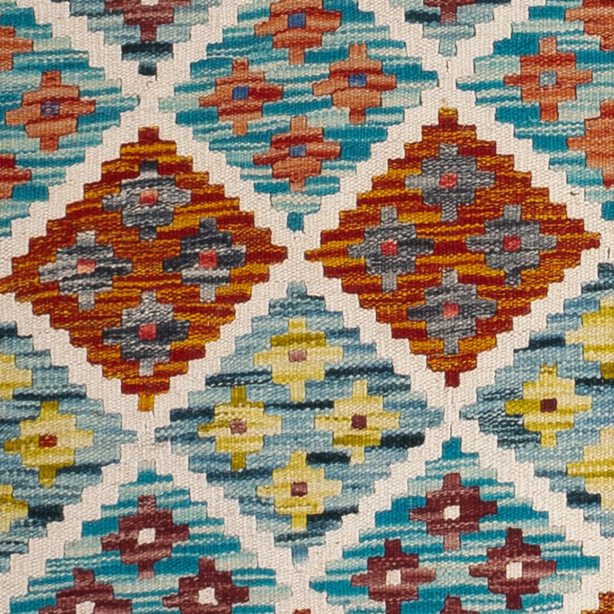 Løber Kelim Carpet - Splash - 239 x 79 cm - flerfarvet