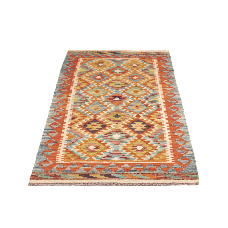 Løber Kelim Carpet - Splash - 201 x 84 cm - flerfarvet