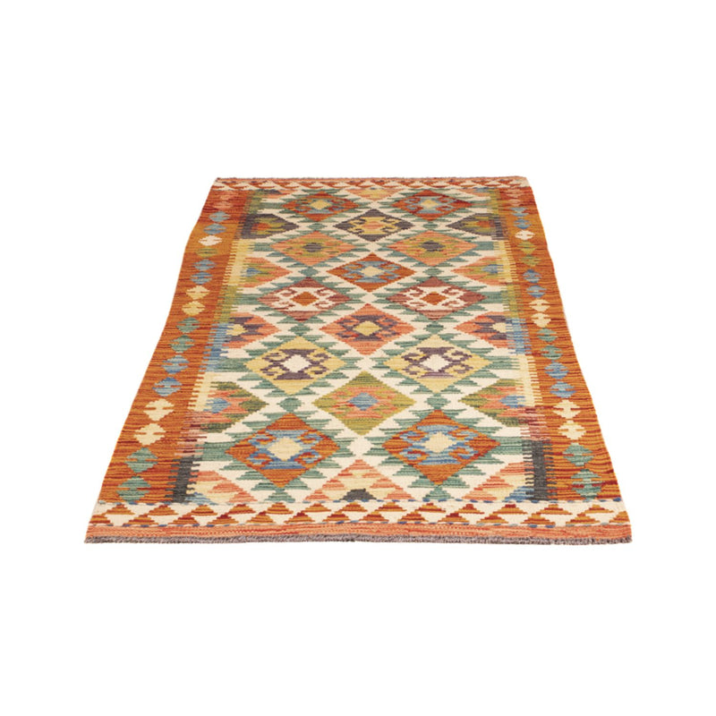 Løber Kelim Carpet - Splash - 202 x 86 cm - flerfarvet