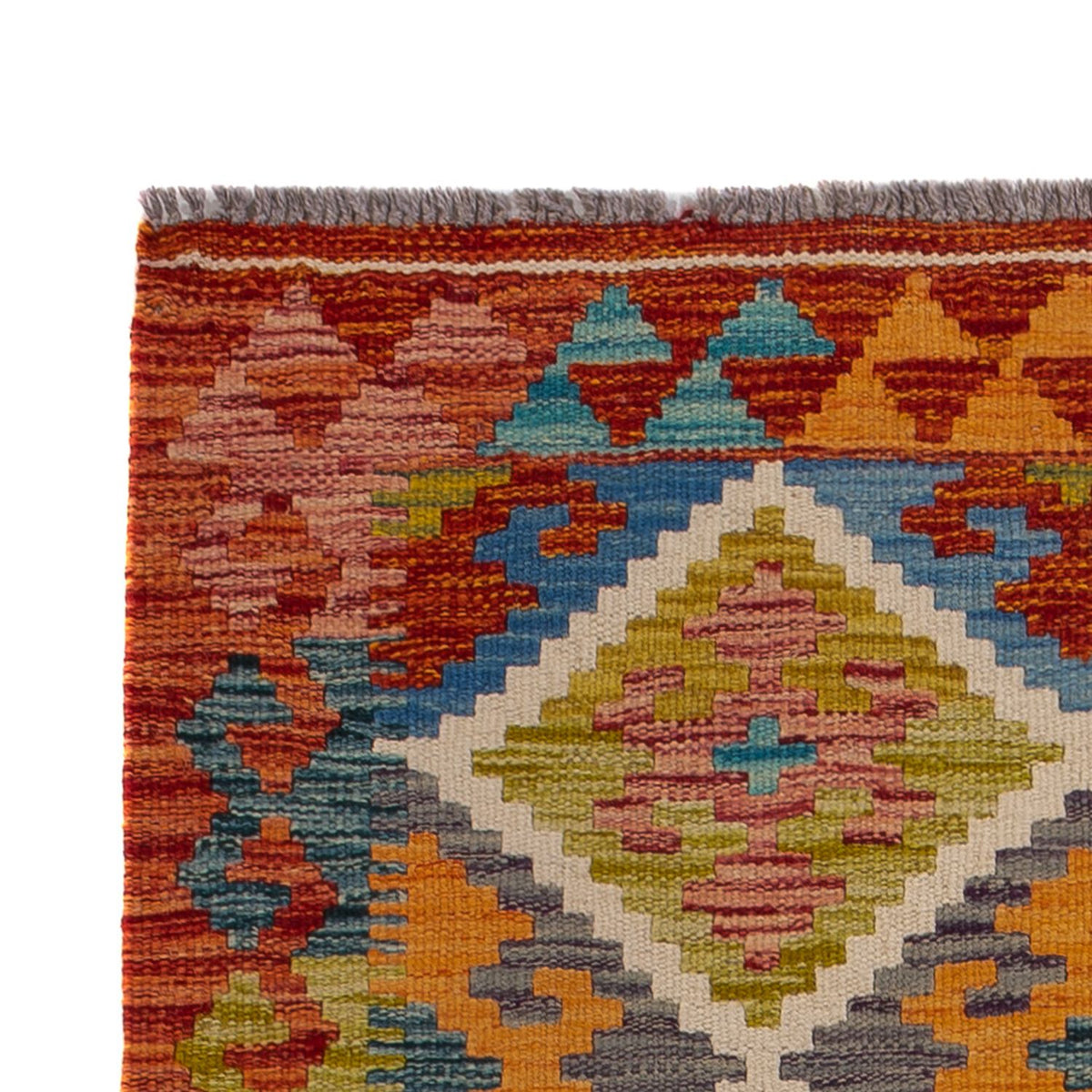 Kelim Carpet - Splash - 127 x 82 cm - flerfarvet