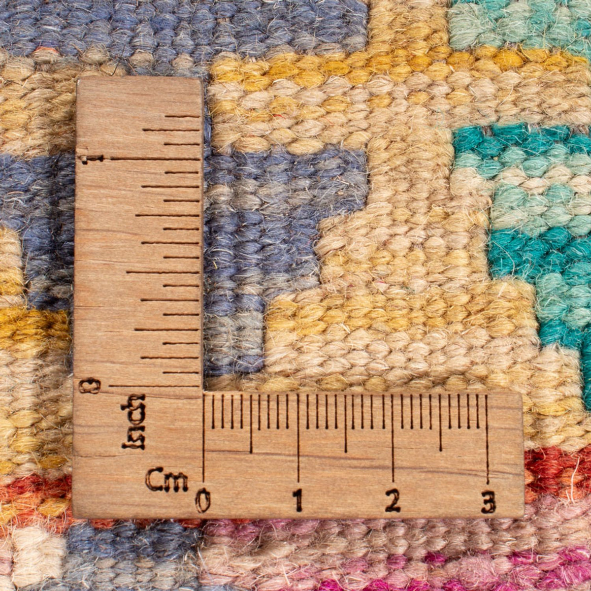 Kelim Carpet - Splash - 204 x 148 cm - flerfarvet