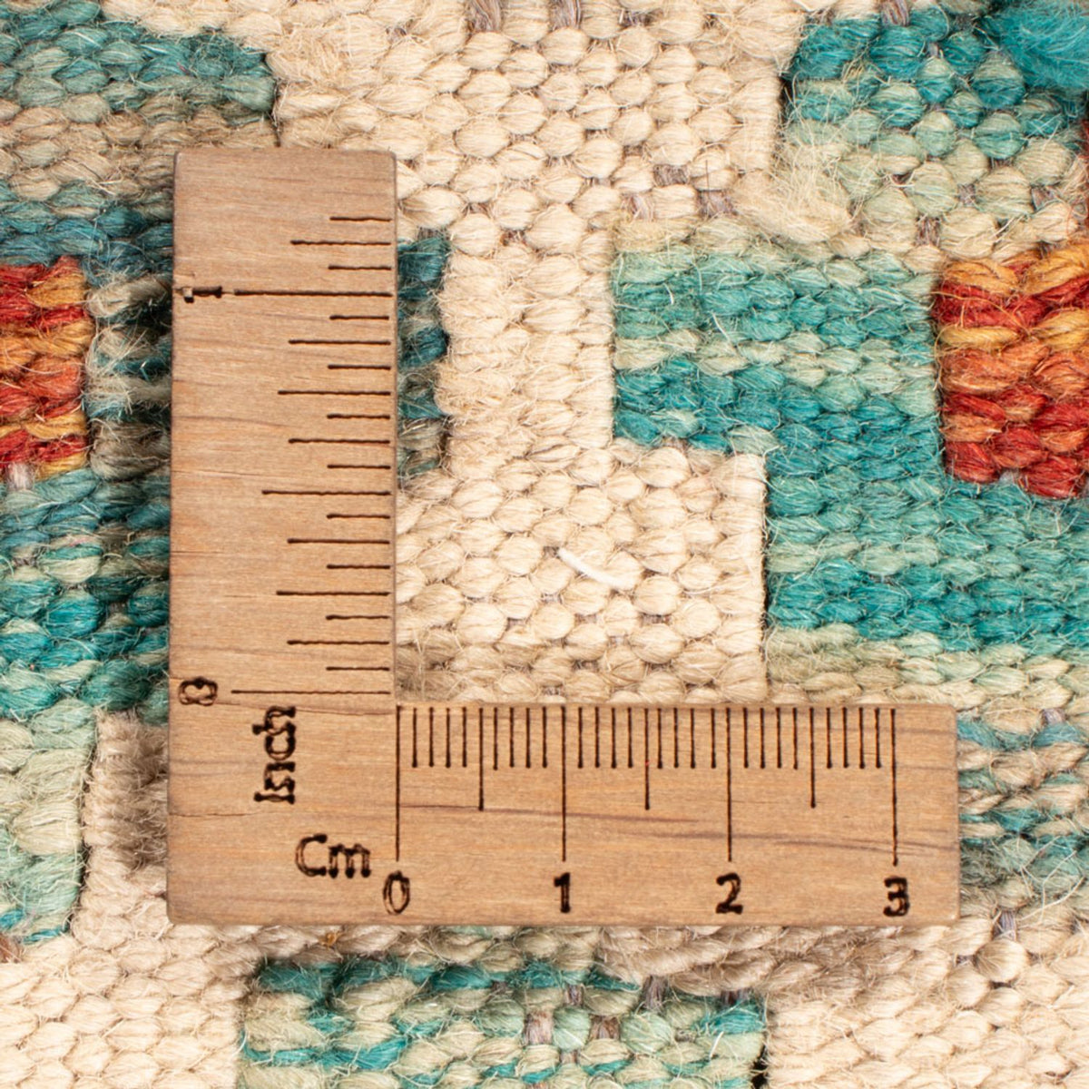 Kelim Carpet - Splash - 198 x 150 cm - flerfarvet