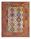 Kelim Carpet - Splash - 198 x 149 cm - flerfarvet