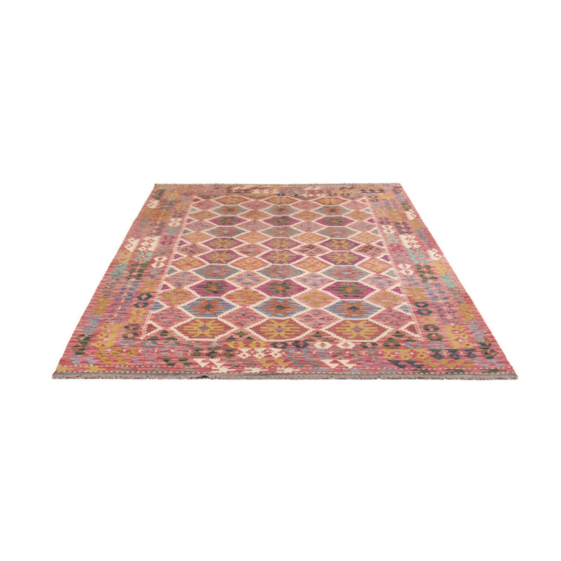Kelim Carpet - Splash - 254 x 177 cm - flerfarvet