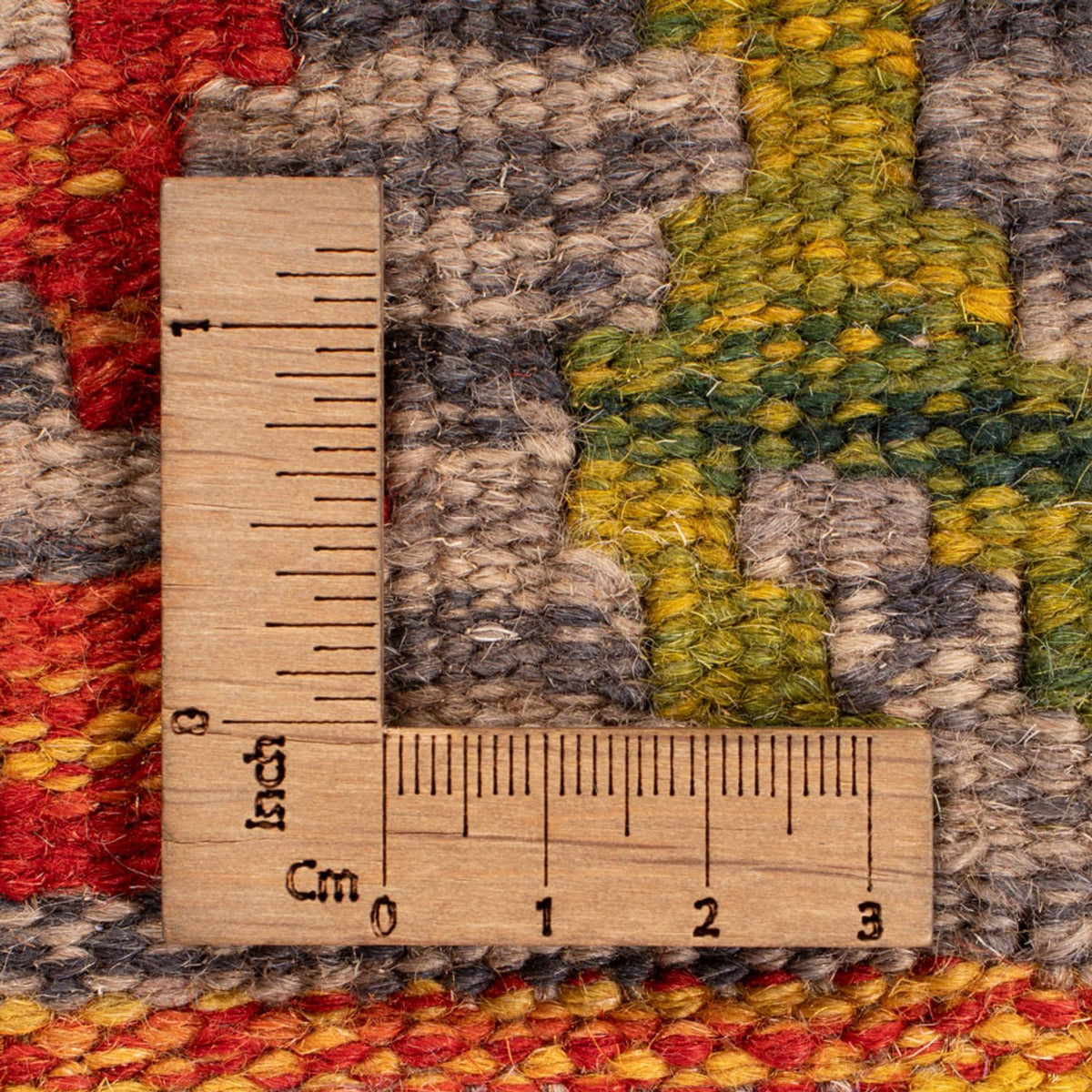 Kelim Carpet - Splash - 246 x 153 cm - flerfarvet