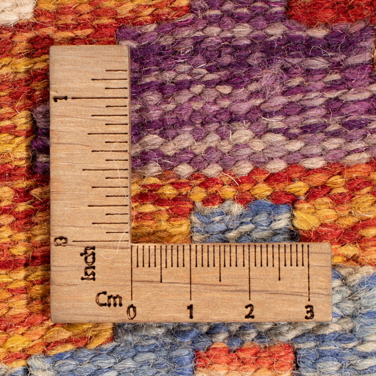 Kelim Carpet - Splash - 247 x 201 cm - flerfarvet