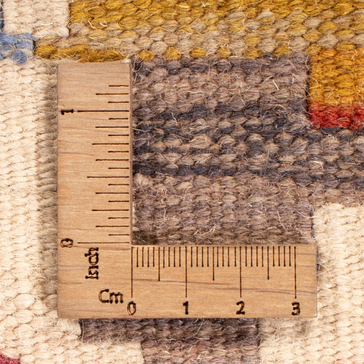 Kelim Carpet - Splash - 243 x 201 cm - flerfarvet