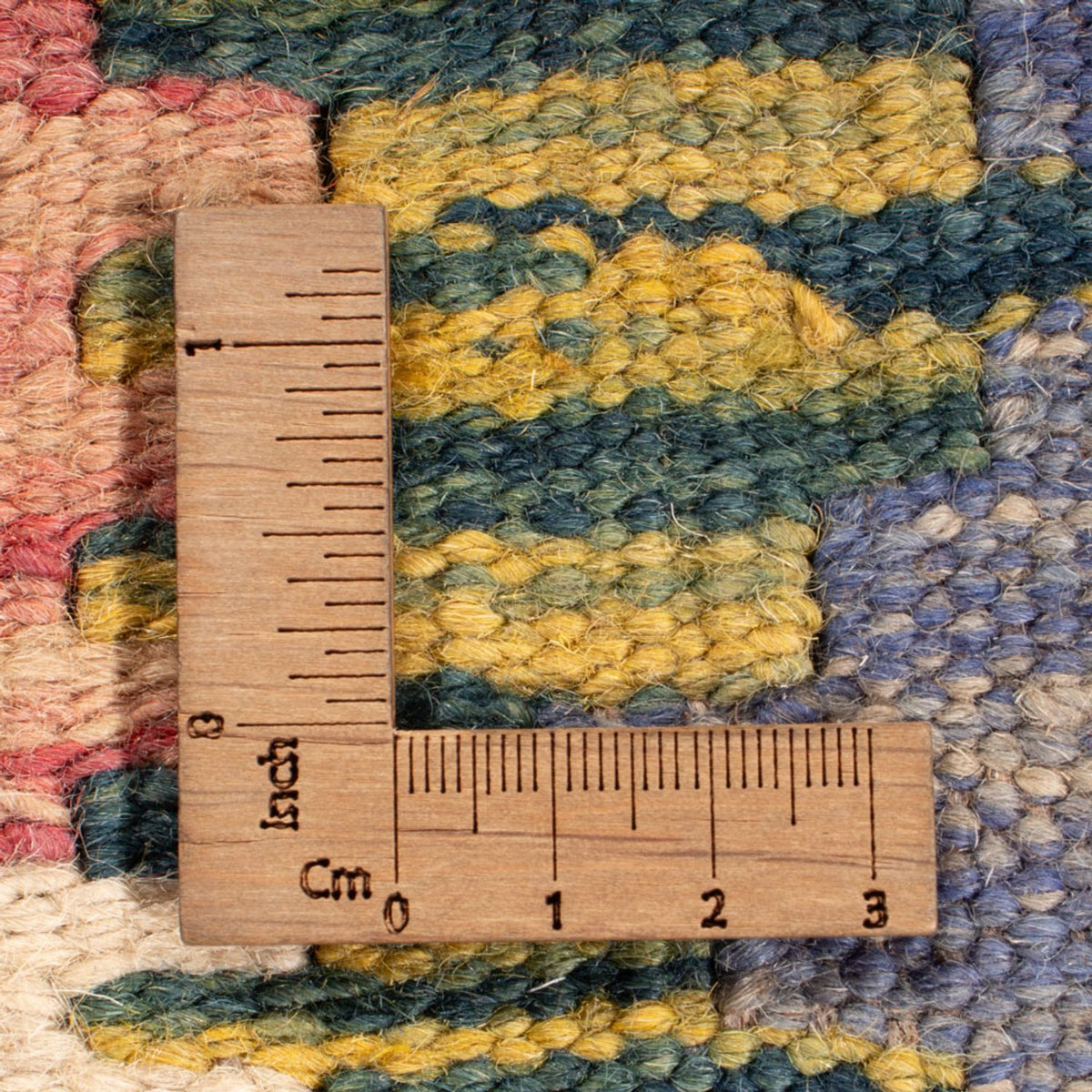 Kelim Carpet - Splash - 256 x 198 cm - flerfarvet