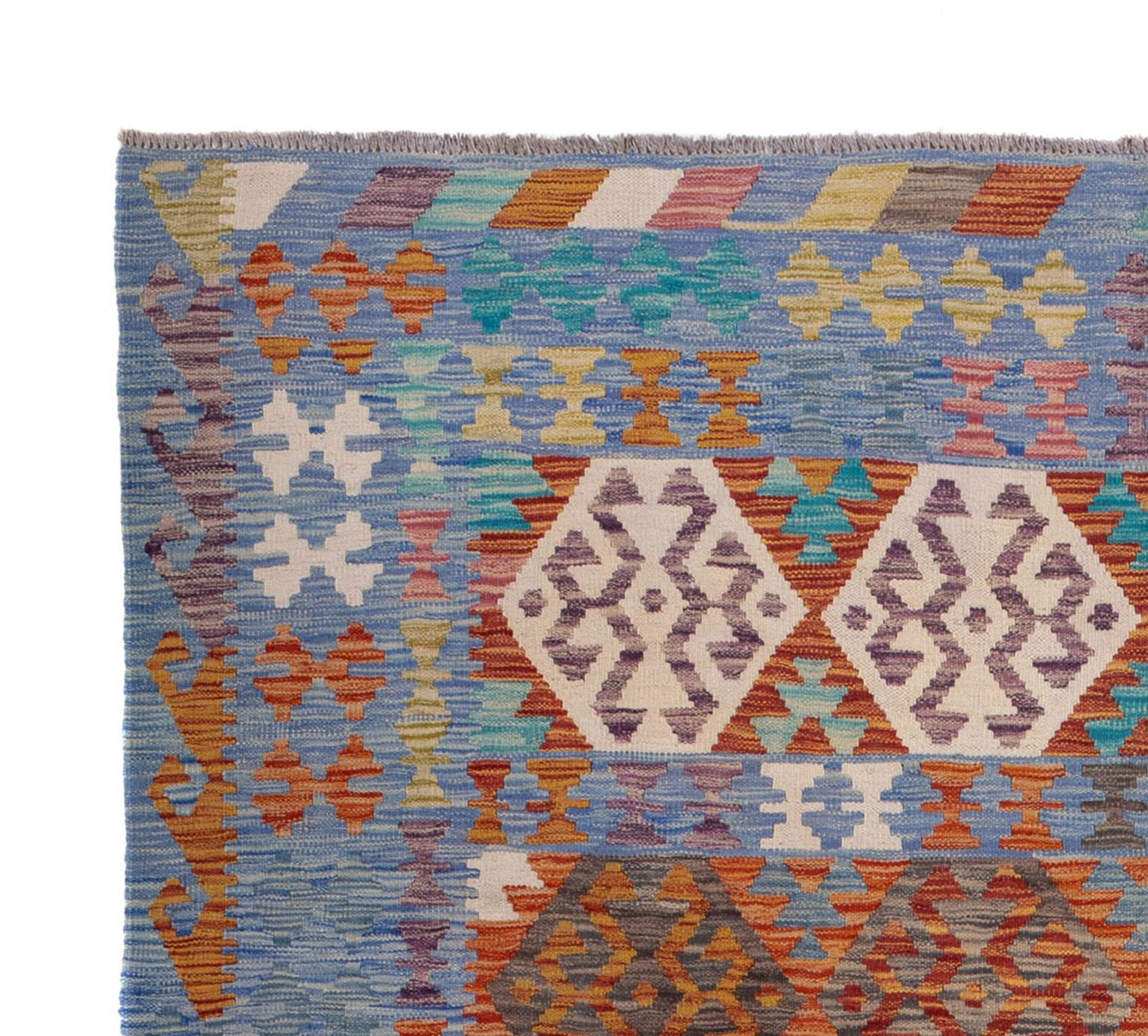 Kilim Maimana Tæppe 244x205cm - Uldtæppe