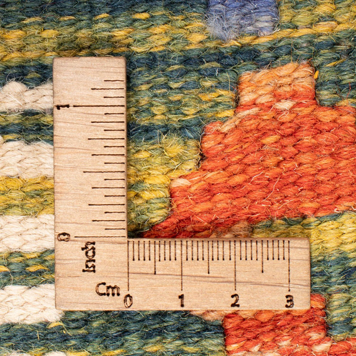 Kelim Carpet - Splash - 305 x 196 cm - flerfarvet