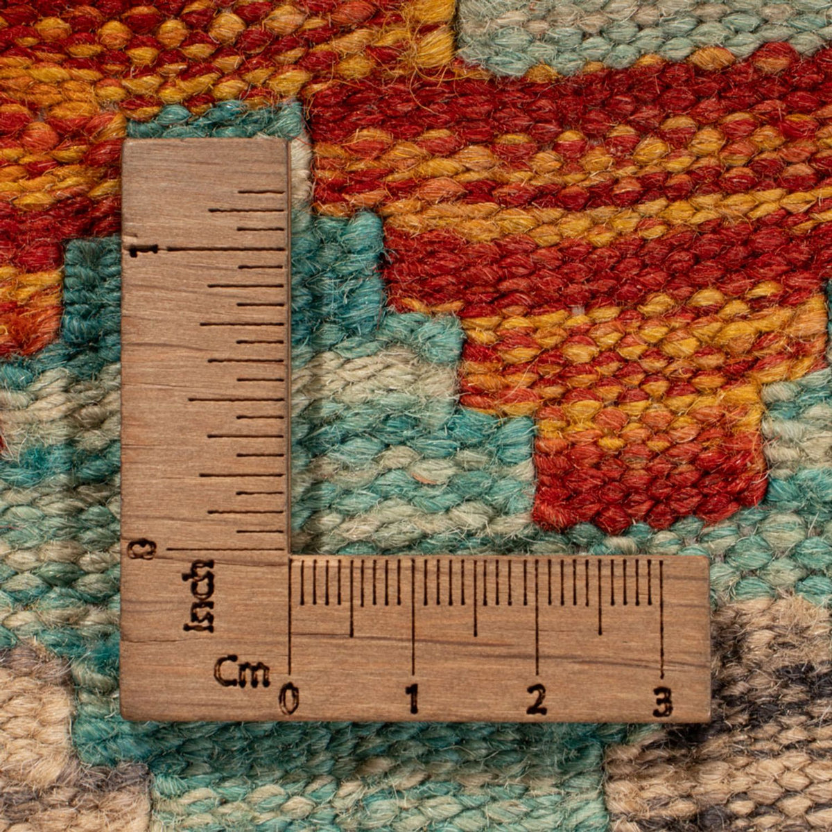 Kelim Carpet - Splash - 297 x 204 cm - flerfarvet