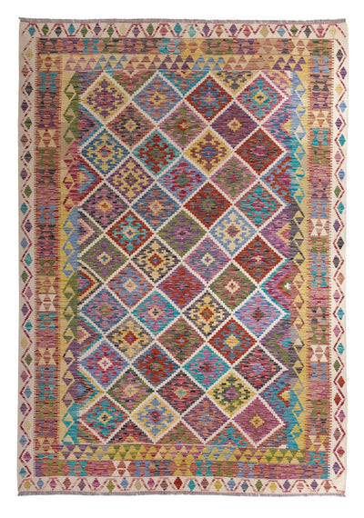 Kilim Maimana Tæppe 206x285cm - Uldtæppe