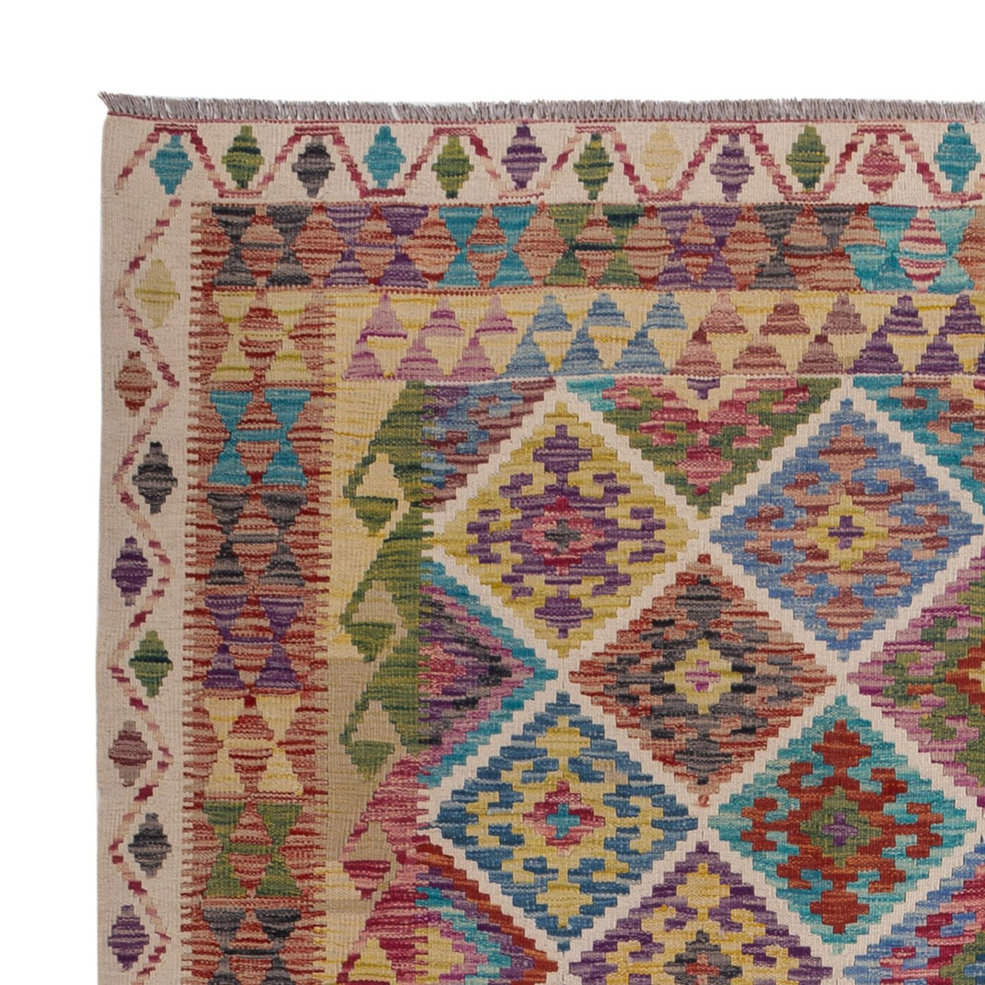 Kilim Maimana Tæppe 285x206cm - Uldtæppe