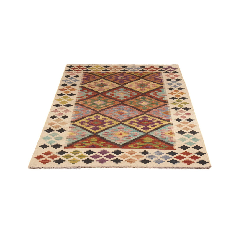 Løber Kelim Carpet - Splash - 199 x 101 cm - flerfarvet