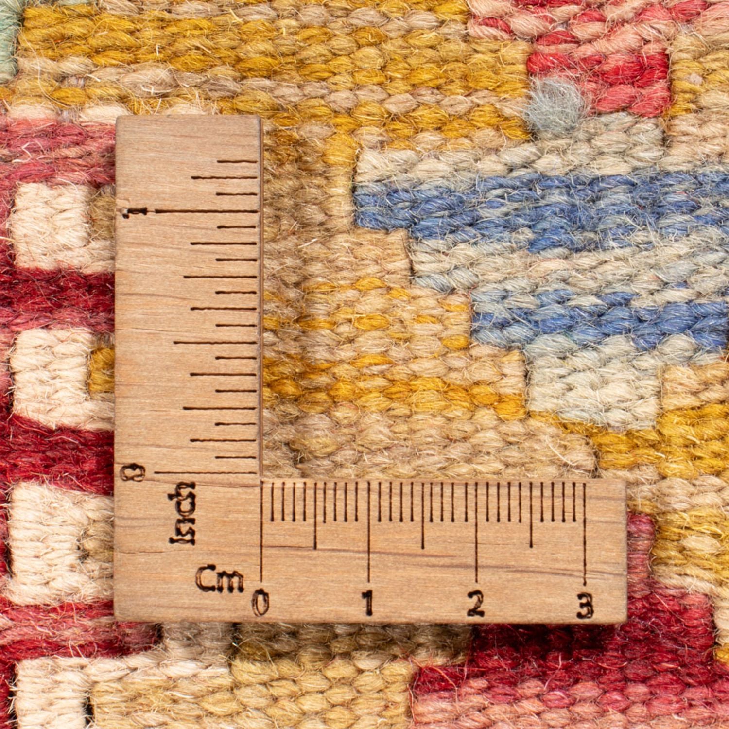 Løber Kelim Carpet - Splash - 201 x 94 cm - flerfarvet