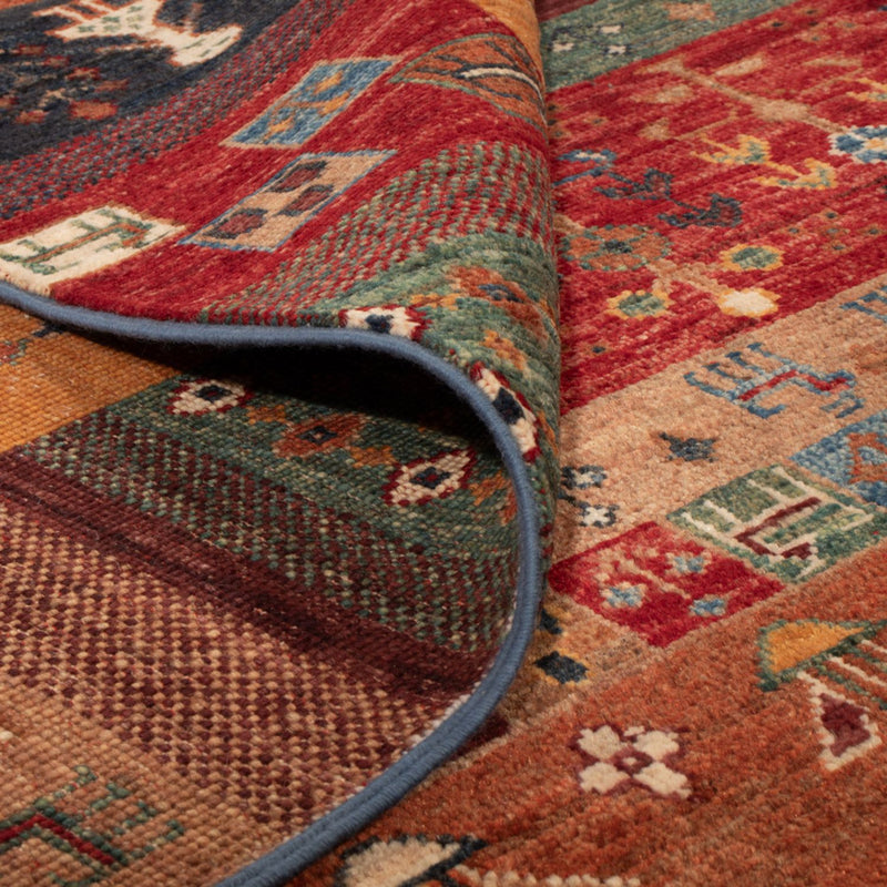 Gabbeh Tæppe - Loribaft Persisk - 250 x 173 cm - flerfarvet