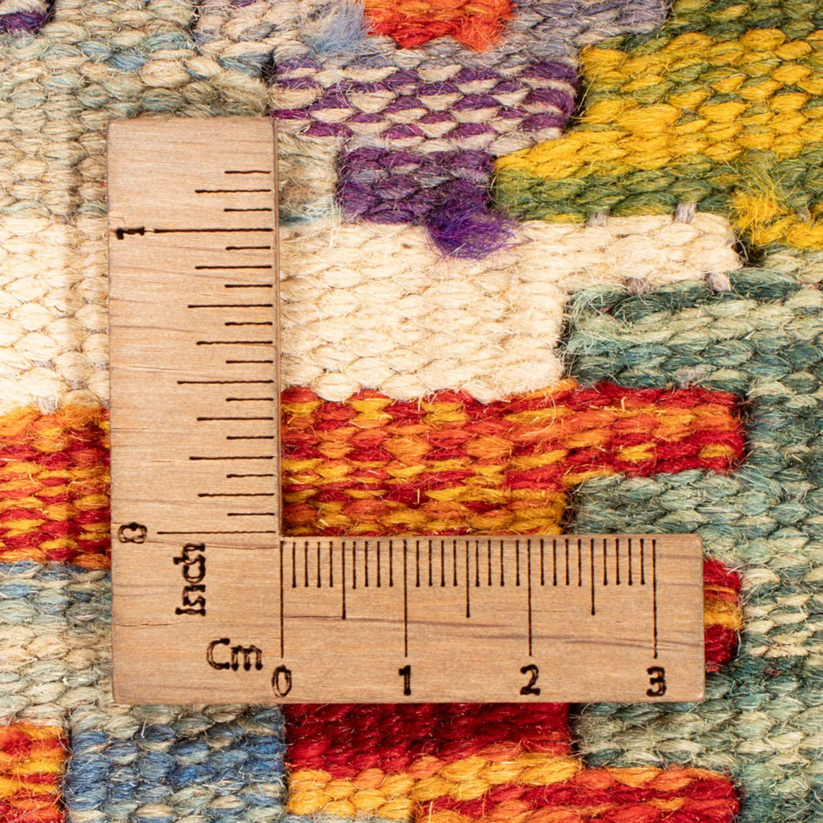 Kelim Carpet - Splash - 238 x 178 cm - flerfarvet