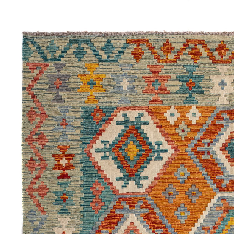 Kelim Carpet - Splash - 248 x 178 cm - flerfarvet