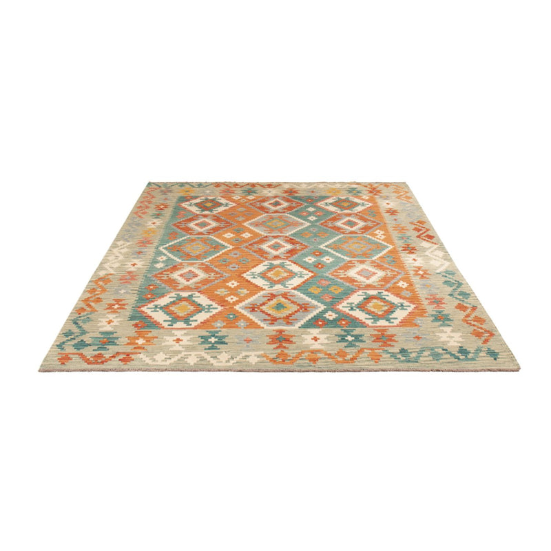 Kelim Carpet - Splash - 248 x 178 cm - flerfarvet