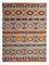 Kelim Carpet - Splash - 198 x 152 cm - flerfarvet