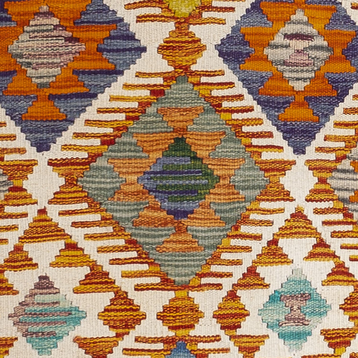 Løber Kelim Carpet - Splash - 234 x 80 cm - flerfarvet