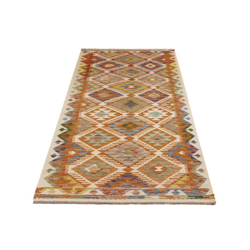 Løber Kelim Carpet - Splash - 234 x 80 cm - flerfarvet