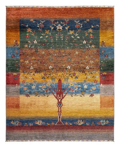 Loribaft Tæppe 158x193cm - Perserteppich Wollteppich
