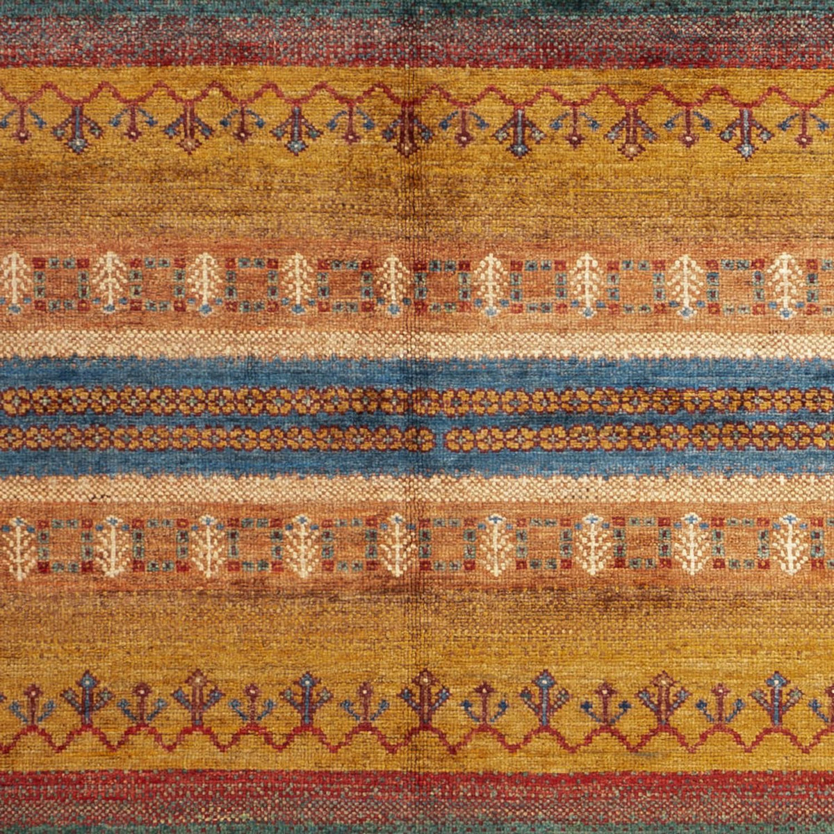 Gabbeh Tæppe - Loribaft Persisk - 183 x 131 cm - flerfarvet
