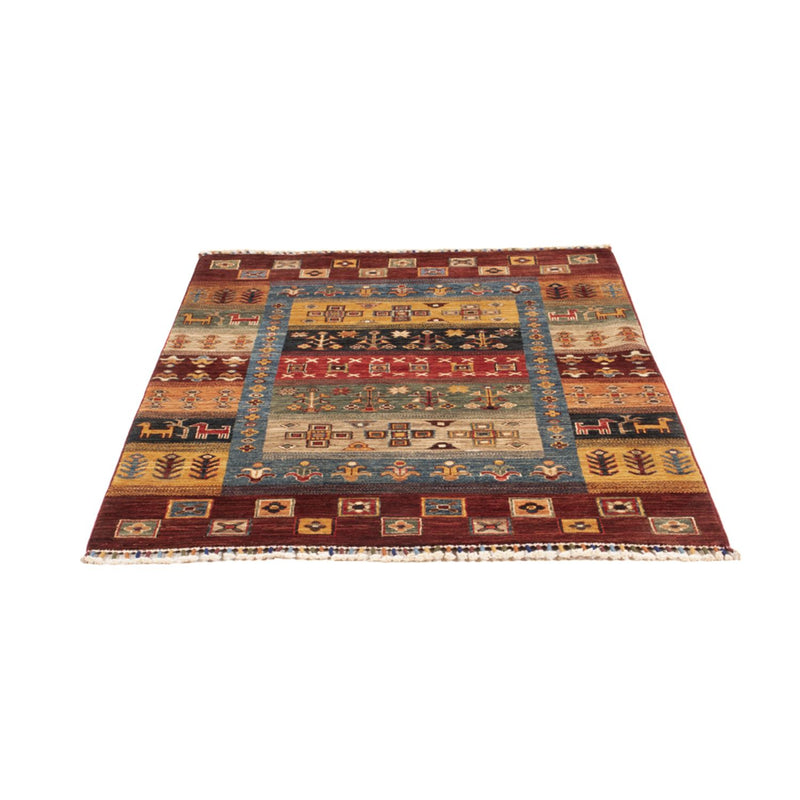 Gabbeh Tæppe - Loribaft Persisk - 148 x 105 cm - flerfarvet