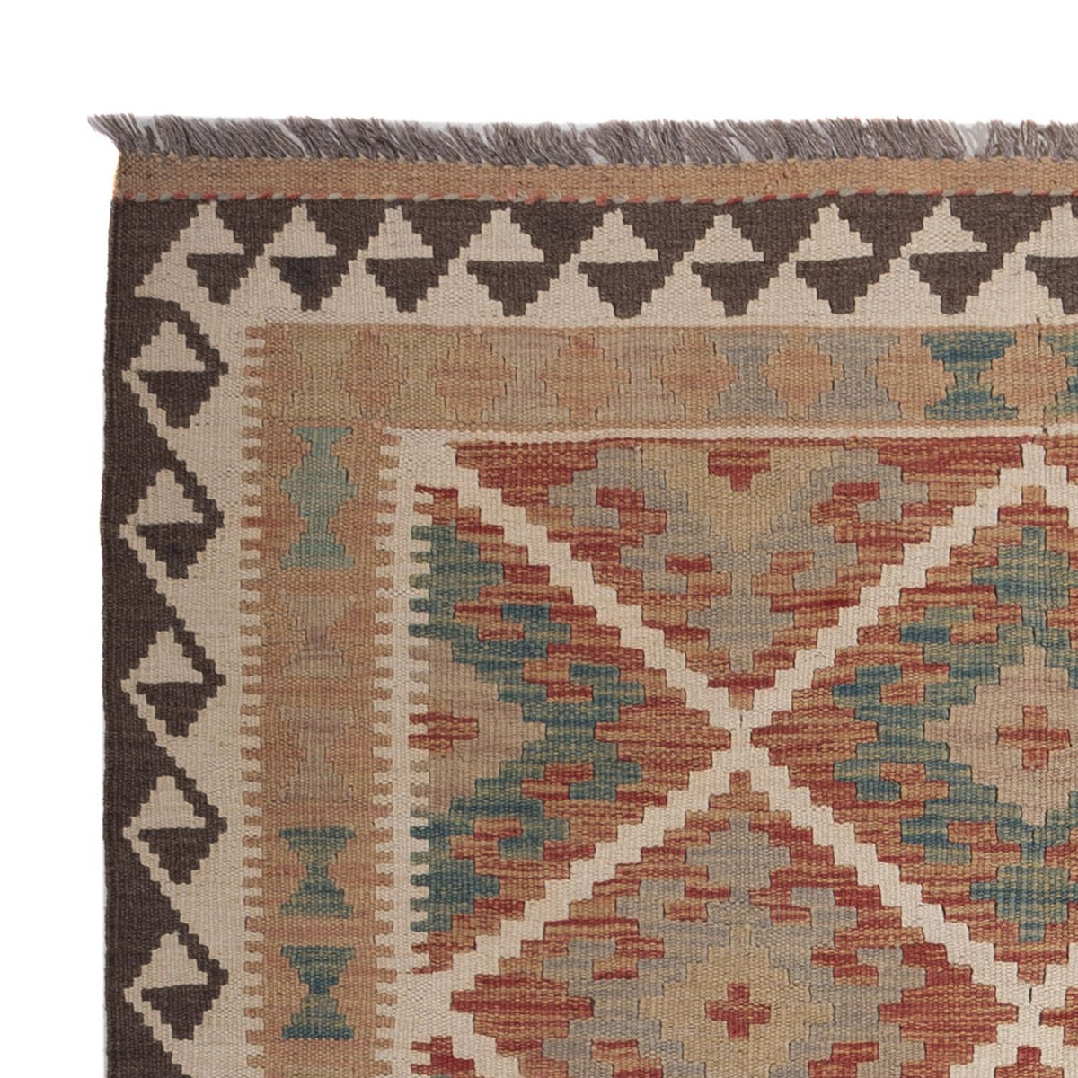 Kelim Carpet - Splash - 179 x 124 cm - flerfarvet