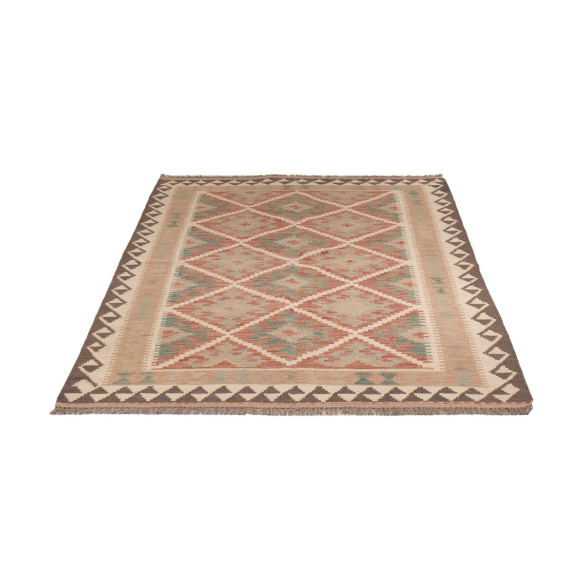 Kelim Carpet - Splash - 179 x 124 cm - flerfarvet