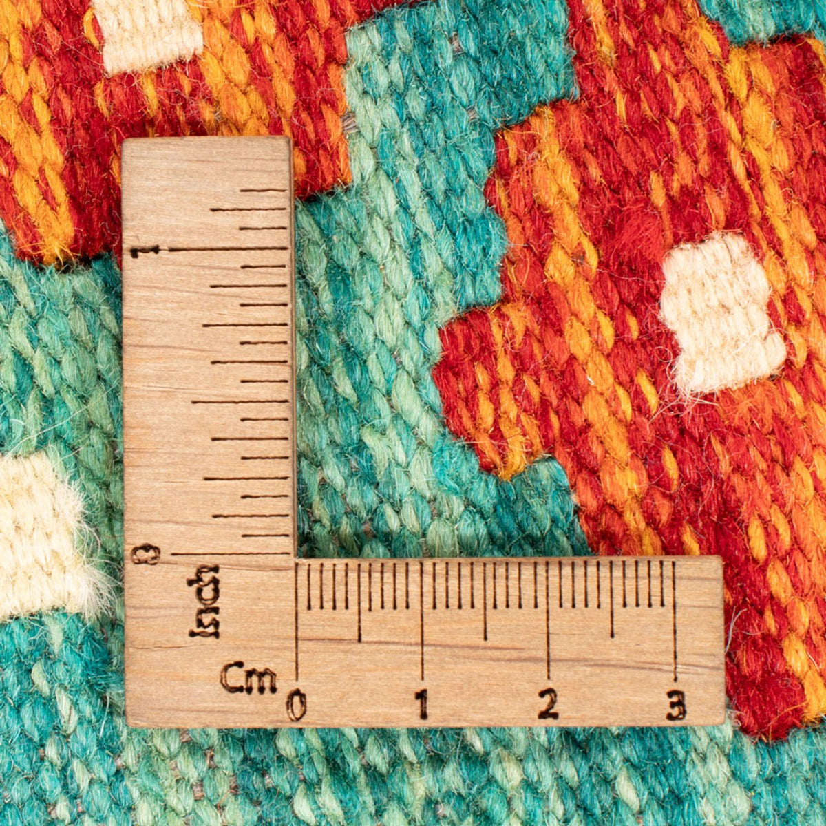 Kelim Carpet - Splash - 131 x 92 cm - flerfarvet