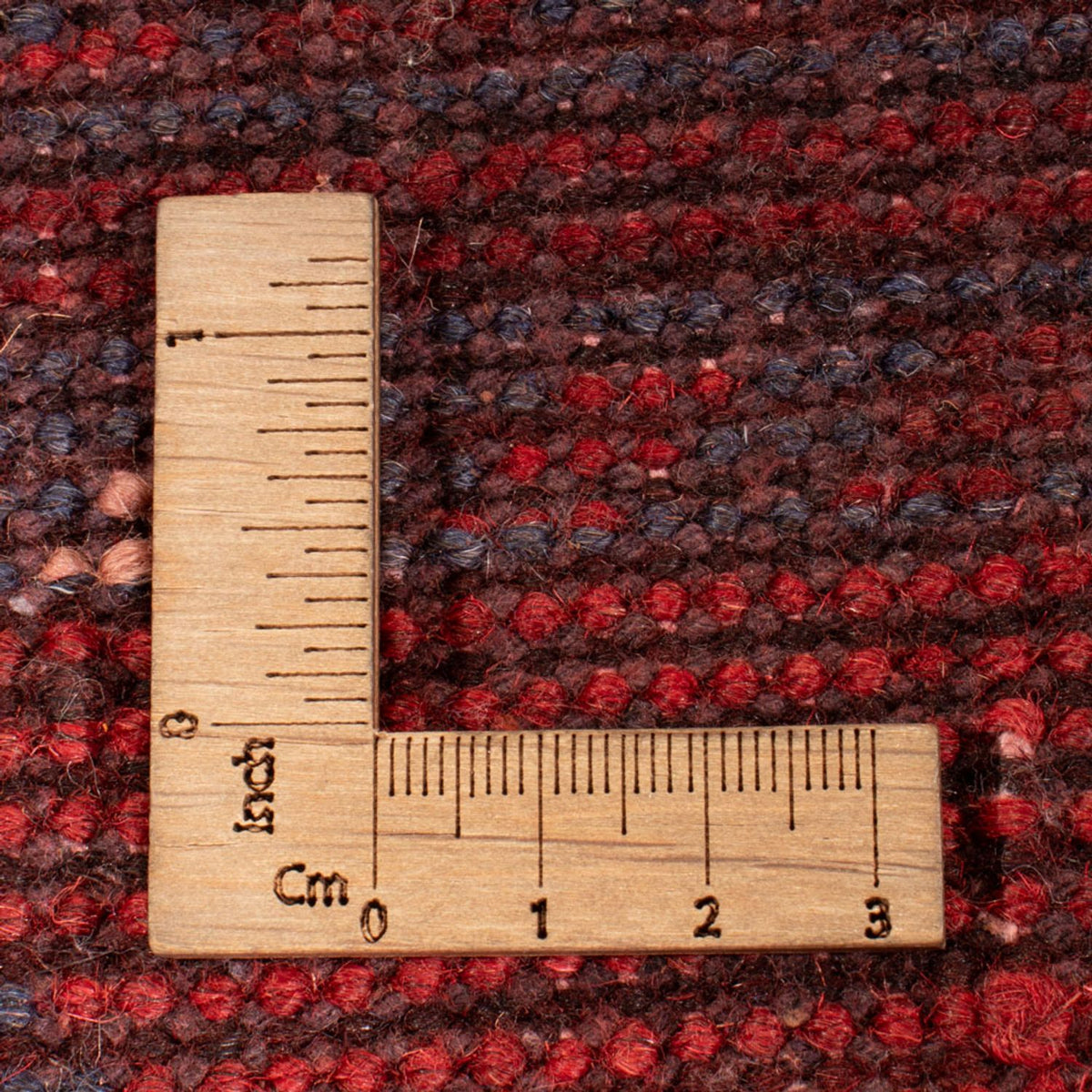 Afghansk tæppe - Filpa - 66 x 49 cm - rød