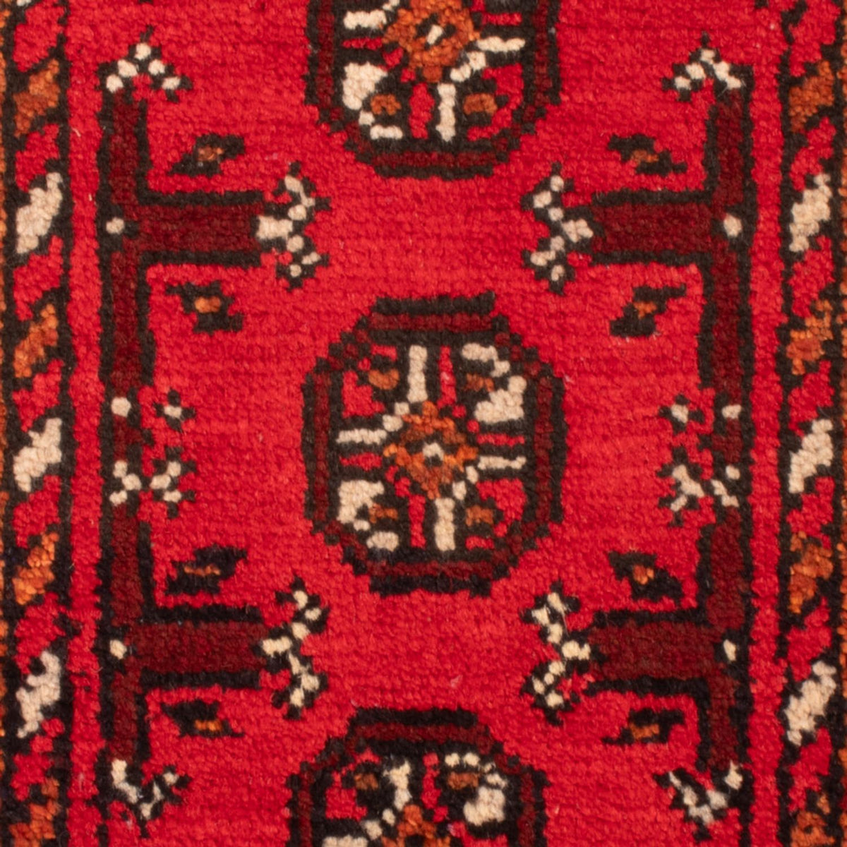Afghansk tæppe - Filpa - 65 x 51 cm - rød