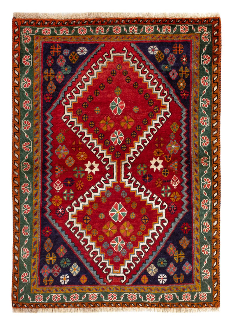 Persisk tæppe - Nomadisk - 128 x 94 cm - rød