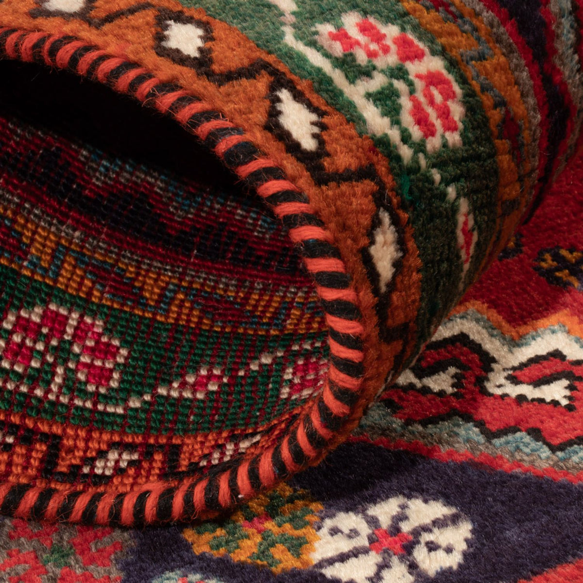 Persisk tæppe - Nomadisk - 128 x 94 cm - rød