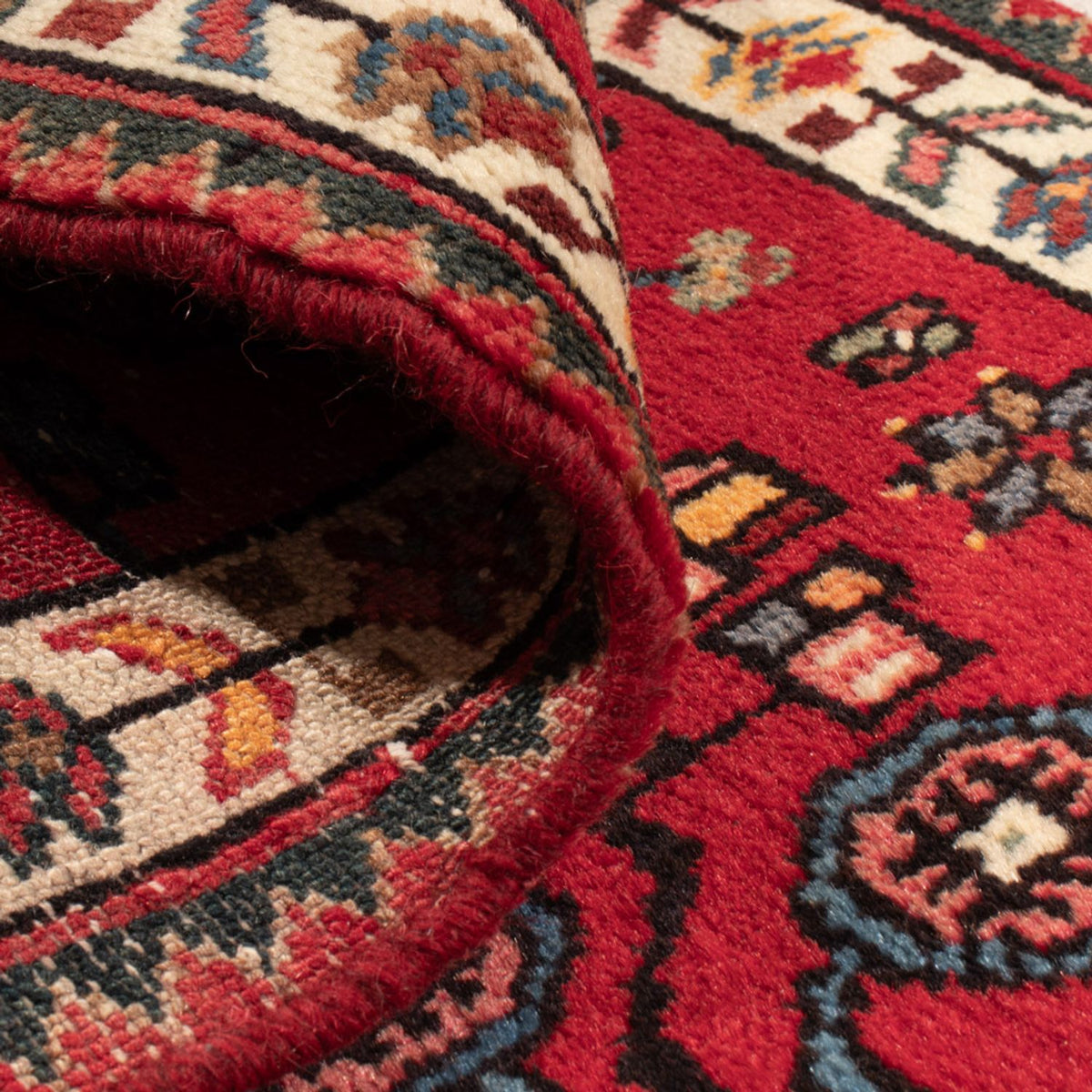 Persisk tæppe - Nomadisk - 88 x 54 cm - rød