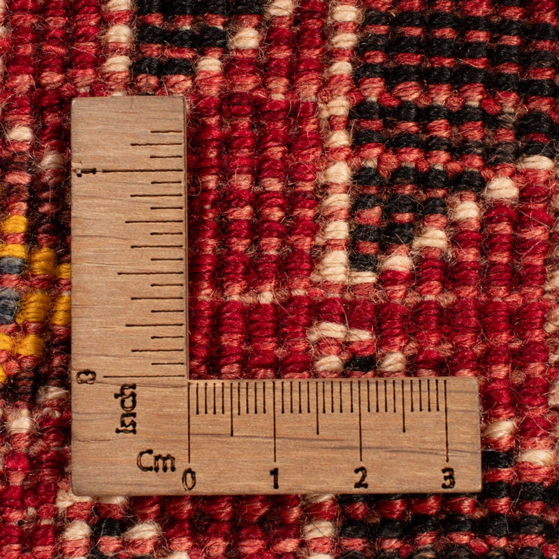 Persisk tæppe - Nomadisk - 119 x 81 cm - mørkerød