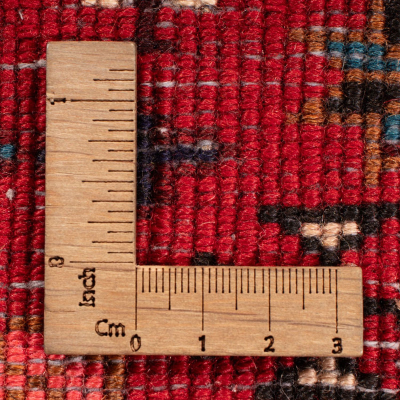 Persisk tæppe - Nomadisk - 109 x 73 cm - mørkerød